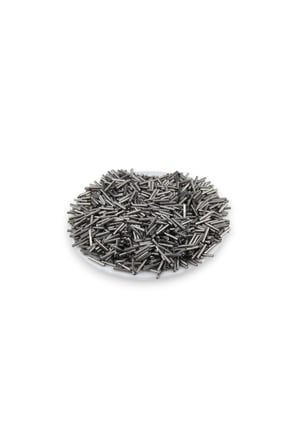 Metal Gri Kaplama Boru 12 Mm Boncuk 44 gr