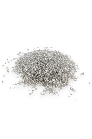 5 mm Gümüş Kısa Boru Boncuk 100 Gr