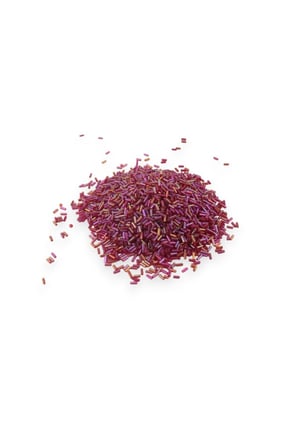 5 mm Kırmızı Janjan Kısa Boru Boncuk 100 Gr