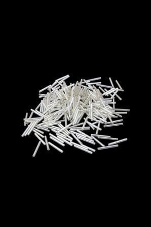 Gümüş Uzun Boru 25 mm Boncuk 50 Gr
