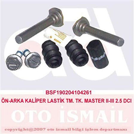 Bosch 0204104261 Ön Arka Kaliper Lastik Tamir Takımı Mondeo III 1.8 2.0 2.0TDCI 00-07 Master II 2.0DCI 2.5 DCI Jaguar Type 03-08 1S712L527AA