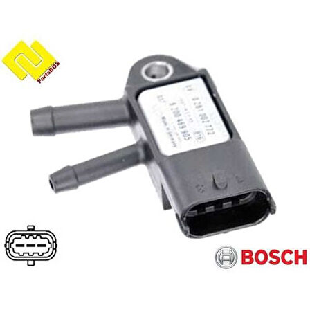 Bosch 0261230600 Dpf Sensör Volvo C30 10-15 C70 10-13 S40 II 10-12 S60 II 10-14 S80 II 10-V50 10-11 31370160