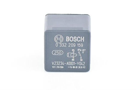 Bosch 0332209159 Mini Röle Değiştirici 12V 30A 5 Pinli Braketsiz 655568