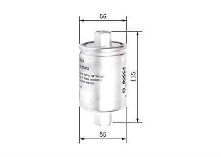 Bosch 0450905911 Benzin Filtresi Freelander 1.8I 16V 98-Rover 25-400-44 WJN101190