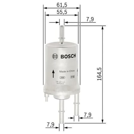Bosch 0450905959 Yakıt Filtresi Benzin Golf V Jetta III Ibiza V Leon Toledo III Octavia Eos Passat Polo Scirocco Touran Yeti 1K0201051C