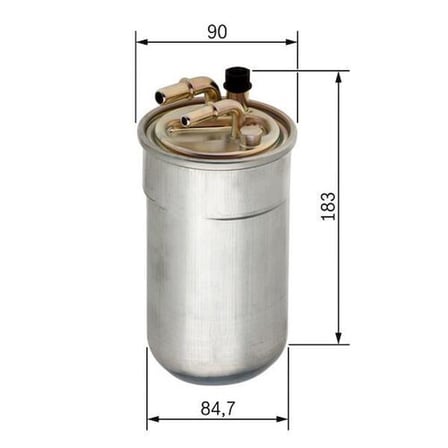 Bosch 0450906503 Yakıt Filtresi Komple B13DTC B13Dte Z13DTJ A13DTC Corsa D Corsa E 813070