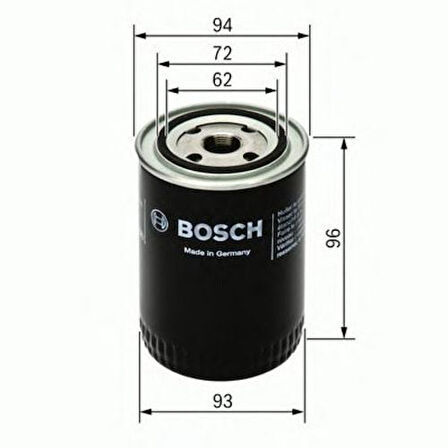 Bosch 0451103251 Yağ Filtresi Chrysler 300C 04-12 Voyager 95-08 Range Rover II 94-01 15208BN30A