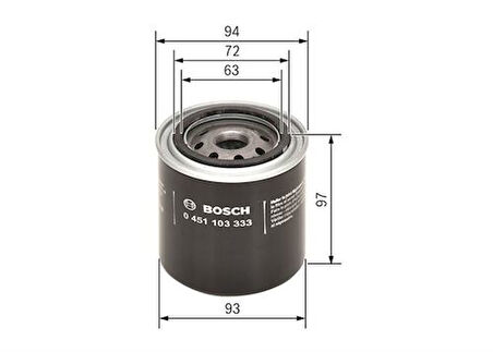 Bosch 451103333 Yağ Filtresi 406Pn Dıscovery 3 L319 04>18