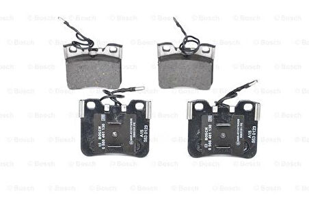 Bosch 0986461130 Ön Fren Balatası P106 Saxo Tu9 (1.0 8V) Tu1M (1.1 8V) 09 91-(3 Bijonlu Disk İçin) 4254.93