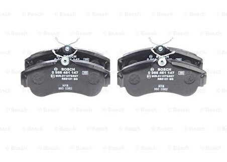 Bosch 0986461147 Disk Balata Ön WVA 21546-129.2X57.2X17.5mm 410602F025
