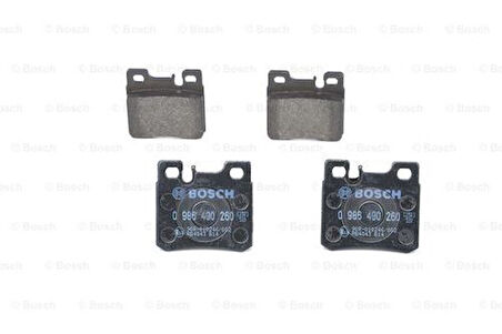 Bosch 0986490260 Fren Balatası Arka 190 W201 89-93 W202 95-00 W210 96-02 W124 88-93 R170 96-01 14210412