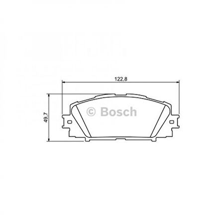 Bosch 0986494198 Ön Fren Balatası Toyota Prius III 044650W141