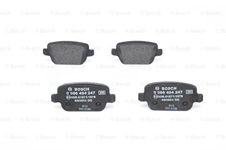 Bosch 986494247 Arka Fren Balatası Mondeo IV Ca2 07>14 S-Ma09> 06> S-Ma09> Mondeo III 00>07 IV 07> Kuga 08> Galaxy III 06> S80 II 06> S80 Volvo 07> V70 06> V70 Volvo 07> Xc70 06> Freelander 2 2.1