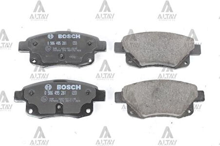 Bosch 0986495281 Arka Fren Disk Balata Transit V347 06- 6C112M008AB