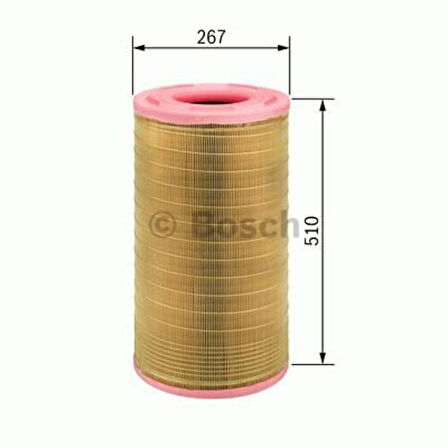 Bosch 09864B0032 Hava Filtresi Uzun Tip Yeni Model M-Benz 1840 Axor 4760940004