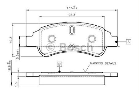 Bosch 0986TB2408 Fren Balatası Ön Citroen Berlingo-Partner-P1007-C2-C3-C4-Xsara-Picasso-207-P301-Celysee-208-2008-C4 2002- 4252.18