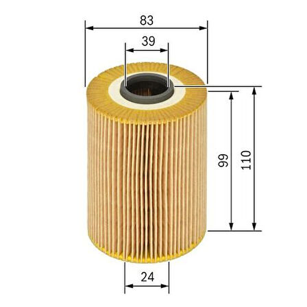 Bosch 1457429142 Yağ Filtresi Passat A6 A8 Q7 Cayenne Phaeton Touareg 91-15 021115562A