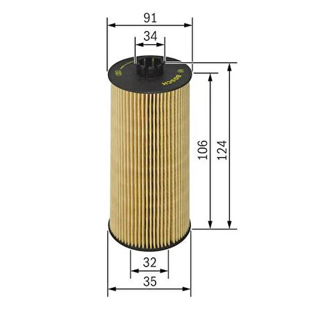 Bosch 1457429302 Yağ Filtresi Vectra C-Signum-Espace 3.0 03 7701474004