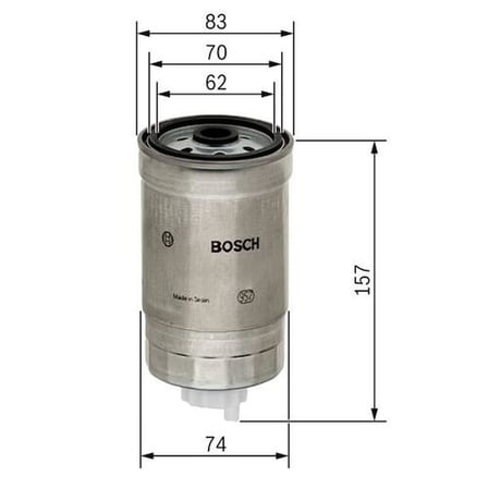 Bosch 1457434194 Mazot Filtresi Punto II 1.9TD 1.9JTD 80 86Hp Sorento 2.5CRDI 02-Boxer II Jumper II DW10TD 2.8HDI Ducato 2.0HDI 2.8JTD 1906.63