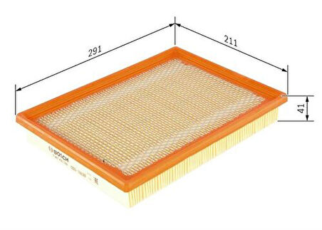 Bosch 1987429189 Hava Filtresi Jeep Cherokee Kj 2.5 2.8 3.7 Crd 4×4 01>08 Commander Xk. Xh 3.0 3.7 Crd 4×4 4.7 V8 5.7 V8 05>10 Grand Cherokee III Wh. Wk 3.0 Crd 4×4 05>9