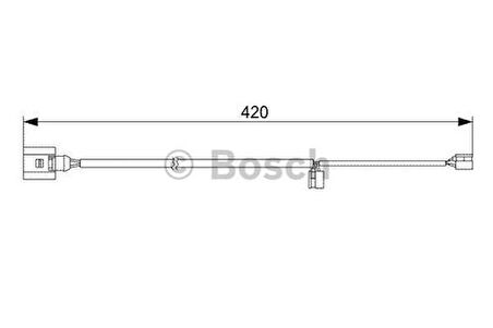 Bosch 1987473012 Ön Fren Balata Fişi Touareg 02-10 Q7 06-15 Cayenne 02-10-U 420mm- 7L0907637