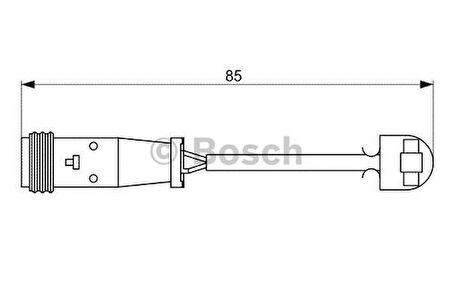 Bosch 1987473038 Arka Balata Fişi Crafter Sprinter 906 907 06- 2E0906206B