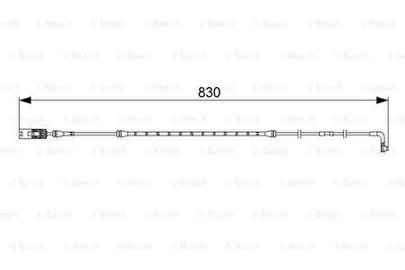 Bosch 1987473043 Fren Balata Fişi Ön BMW E65 E65 34356778037