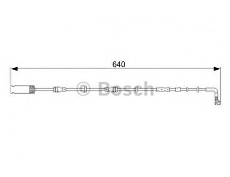 Bosch 1987473045 Balata Fişi Ön BMW E81 E88 E87 E90 E91 E92 E92 58101-M1A00