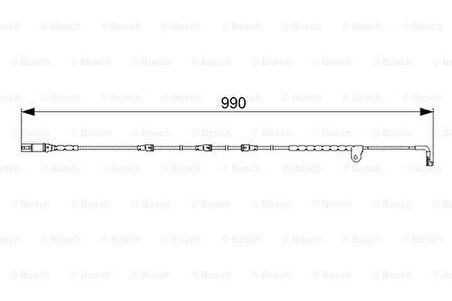 Bosch 1987473049 Disk Balata İkaz Kablosu 34356780698