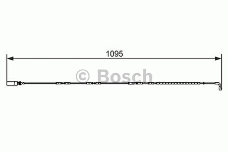 Bosch 1987473069 Balata Fişi Arka BMW E81 E87 E90 E91 E92 E93 09-05 34356789445