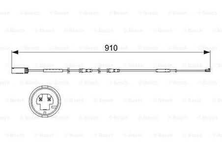 Bosch 1987473522 Balata Fişi Ön Mini Countryman R60 10-16 Paceman R61 10-15 34359804833