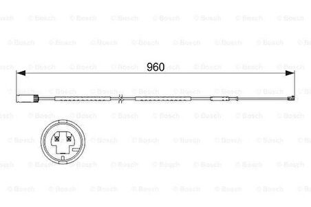 Bosch 1987473523 Balata Fişi Arka Mini Cooper Countryman R60 2013- 34359804834
