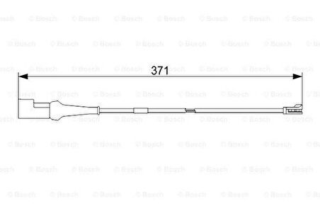 Bosch 1987473576 Disk Balata İkaz Kablosu BK312N248AE