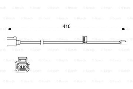 Bosch 1987474516 Disk Balata İkaz Kablosu 95561236580