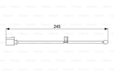 Bosch 1987474563 Disk Balata İkaz Kablosu 7L5907637B