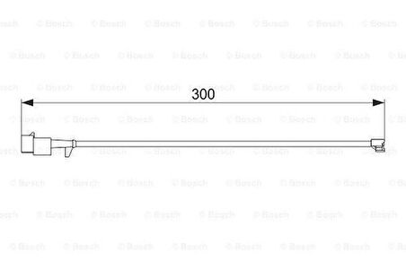 Bosch 1987474576 Balata Fişi Arka Daily III 99-07 300mm 42548209