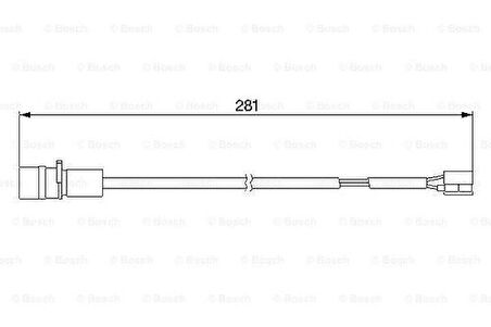 Bosch 1987474924 Disk Balata İkaz Kablosu 94461221100