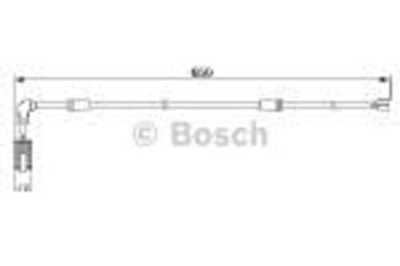 Bosch 1987474960 Ön Balata Fişi İkaz Kablosu BMW E46 00-05 E46 330Cd 05 650mm 34356751311
