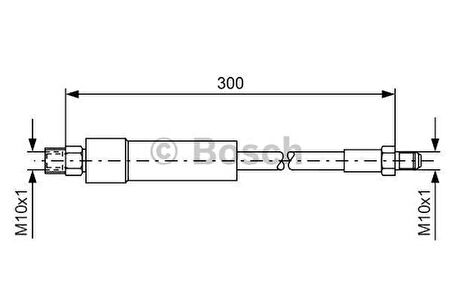 Bosch 1987476074 Fren Hortumu Arka Bmw E60-E61-E63-E64-E65-E66