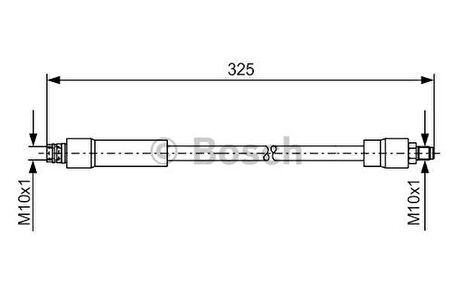 Bosch 1987476082 Fren Hortumu On. 325.00 Mm