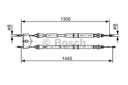 Bosch 1987477732 Fren Teli 6N112A603AB