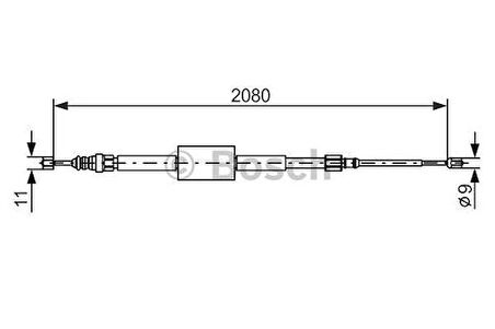Bosch 1987477787 El Fren Teli Renault 8200243673