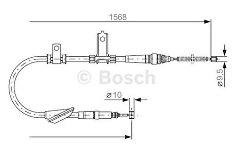 Bosch 1987477791 El Fren Teli Sol Land Rover Freelander 98-06 SPB101310