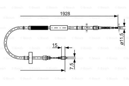 Bosch 1987477922 El Fren Teli Audi 8E0609721AQ