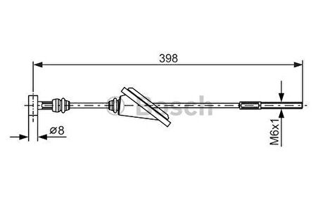 Bosch 1987477985 El Fren Teli Ön Toyota Corolla 01-Avensis 03-07 4641002070