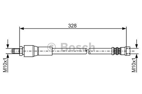 Bosch 1987481001 Fren Hortumu Arka Mercedes Viano W639 03 Vito W639 03 A6394280935