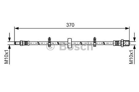 Bosch 1987481508 Fren Hortumu Ön Daıly III IV V Vı 00> 335Mm