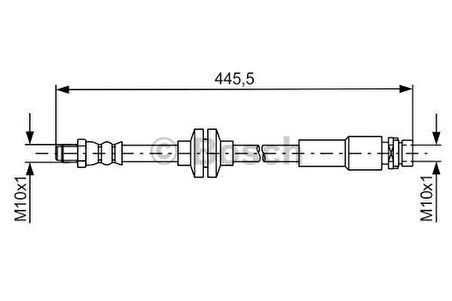 Bosch 1987481668 Fren Hortumu