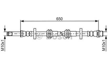 Bosch 1987481690 Fren Hortumu