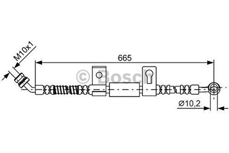 Bosch 1987481790 Fren Hortumu 5,87313E+105